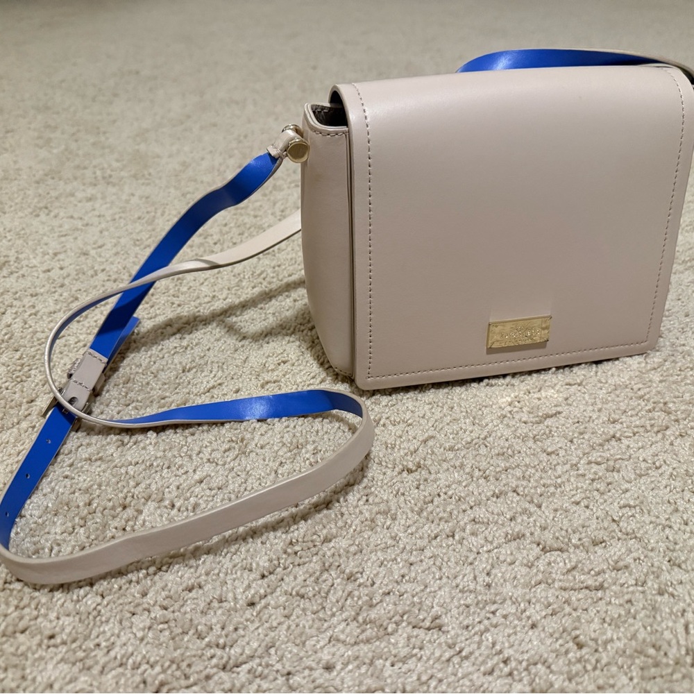Kate Spade Ava Arbour Hill Crossbody Bag with Blue Strap
